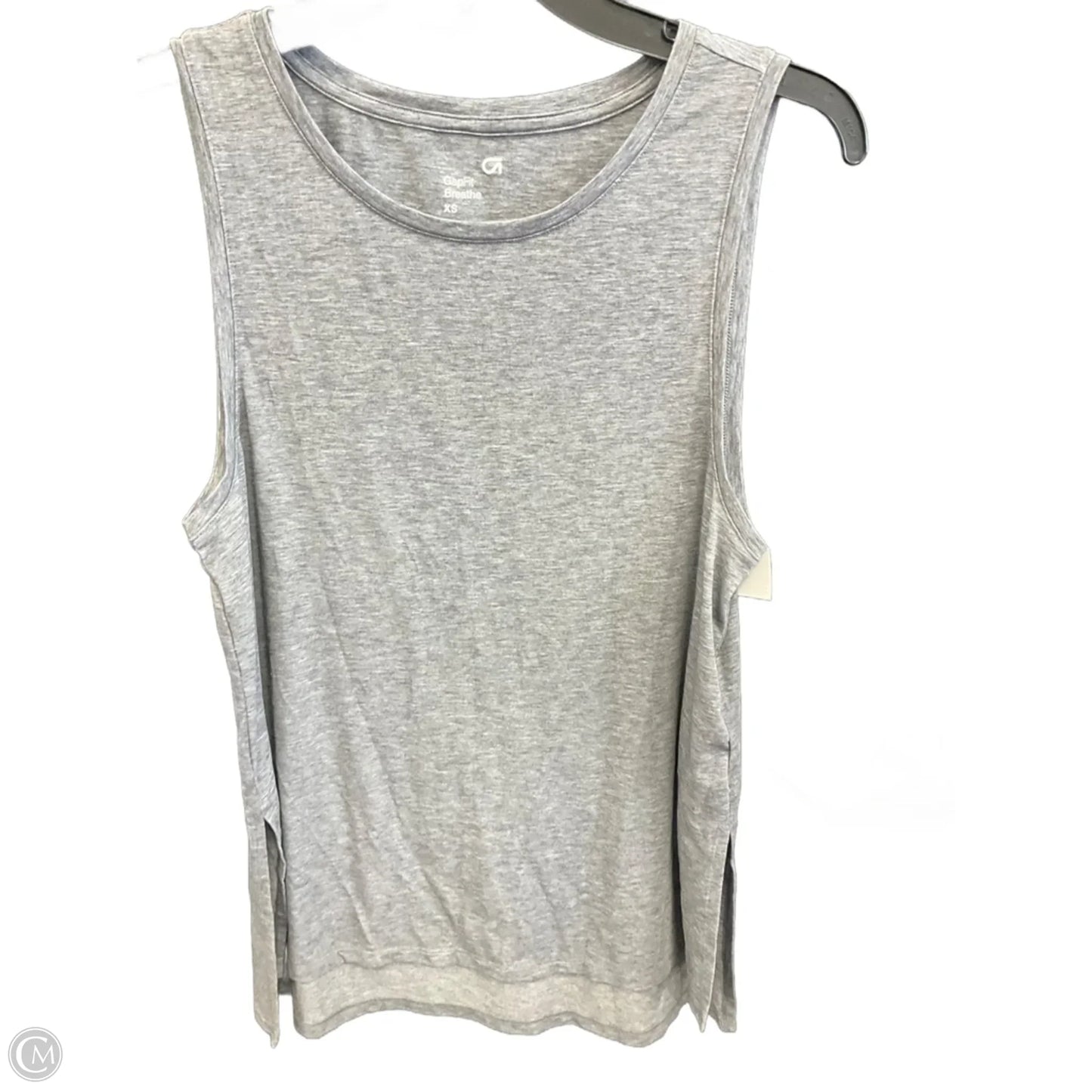Athletic Tank Top By Gap In Grey, Size: Xs