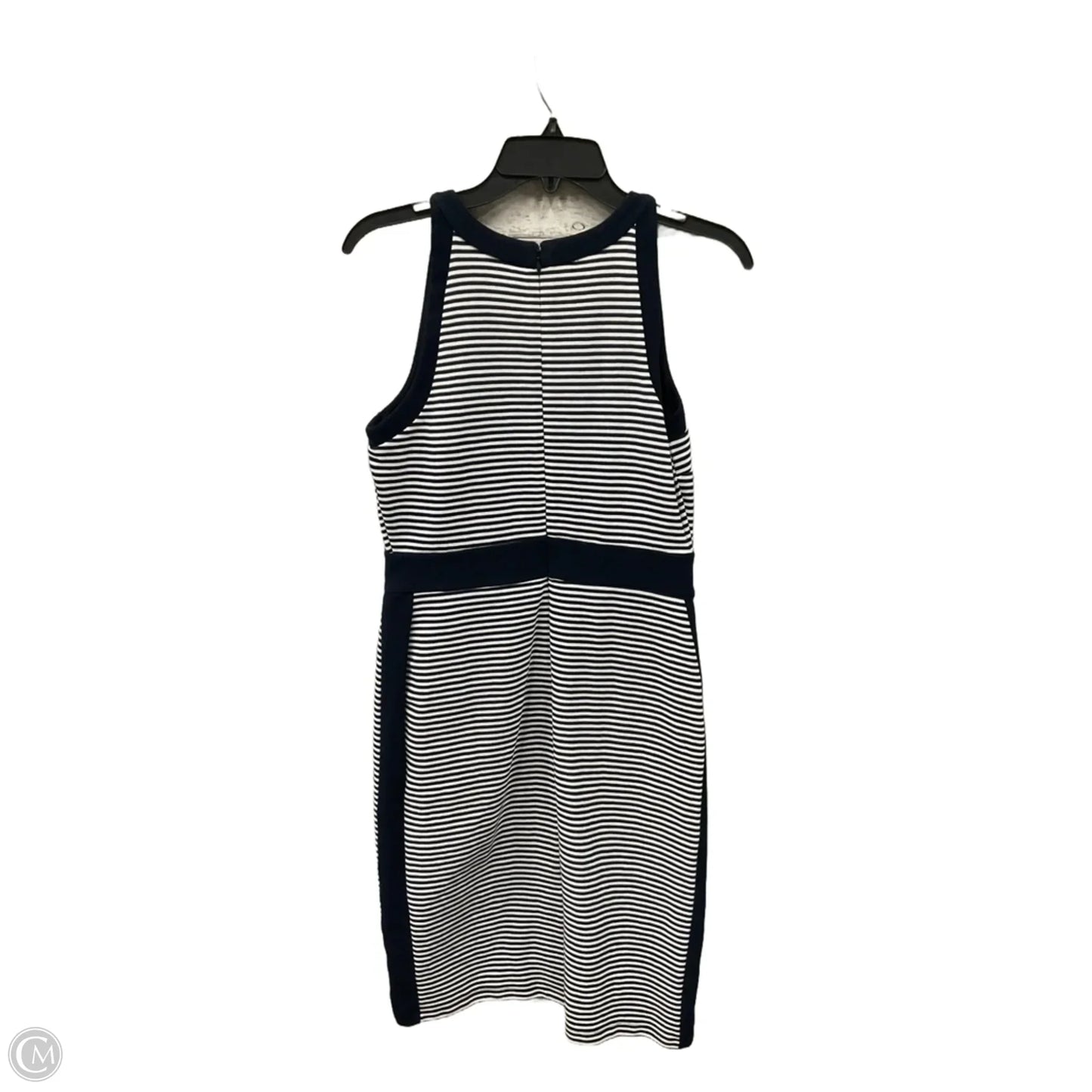 Dress Casual Midi By Ann Taylor In Striped Pattern, Size: 4