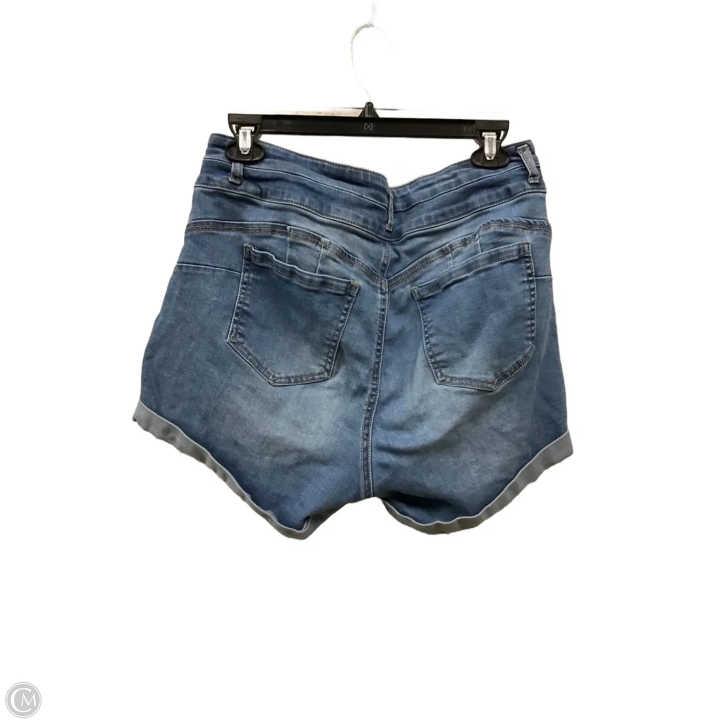 Shorts By Wax Jean In Blue Denim, Size: 2x