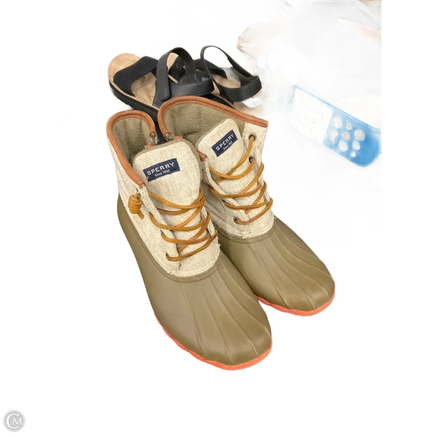 Boots Rain By Sperry In Green, Size: 9.5