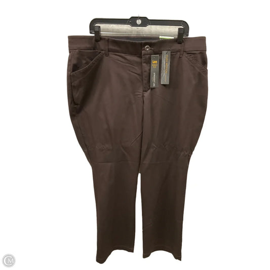 Pants Chinos & Khakis By Lee In Brown, Size: 18