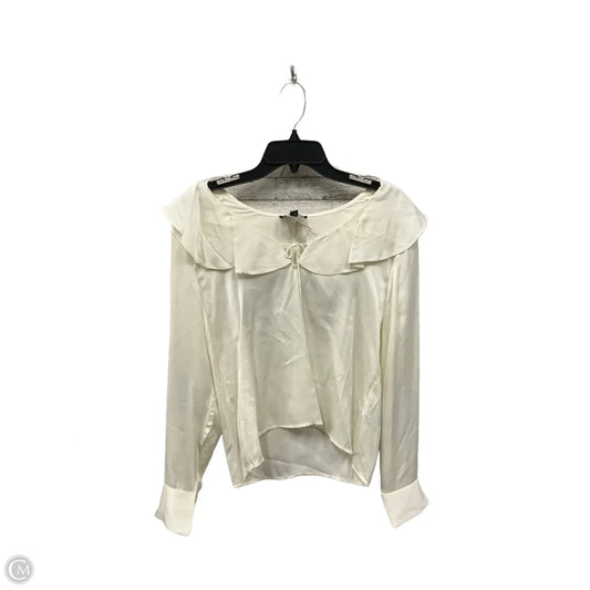 Top Long Sleeve By J. Crew In Cream, Size: S