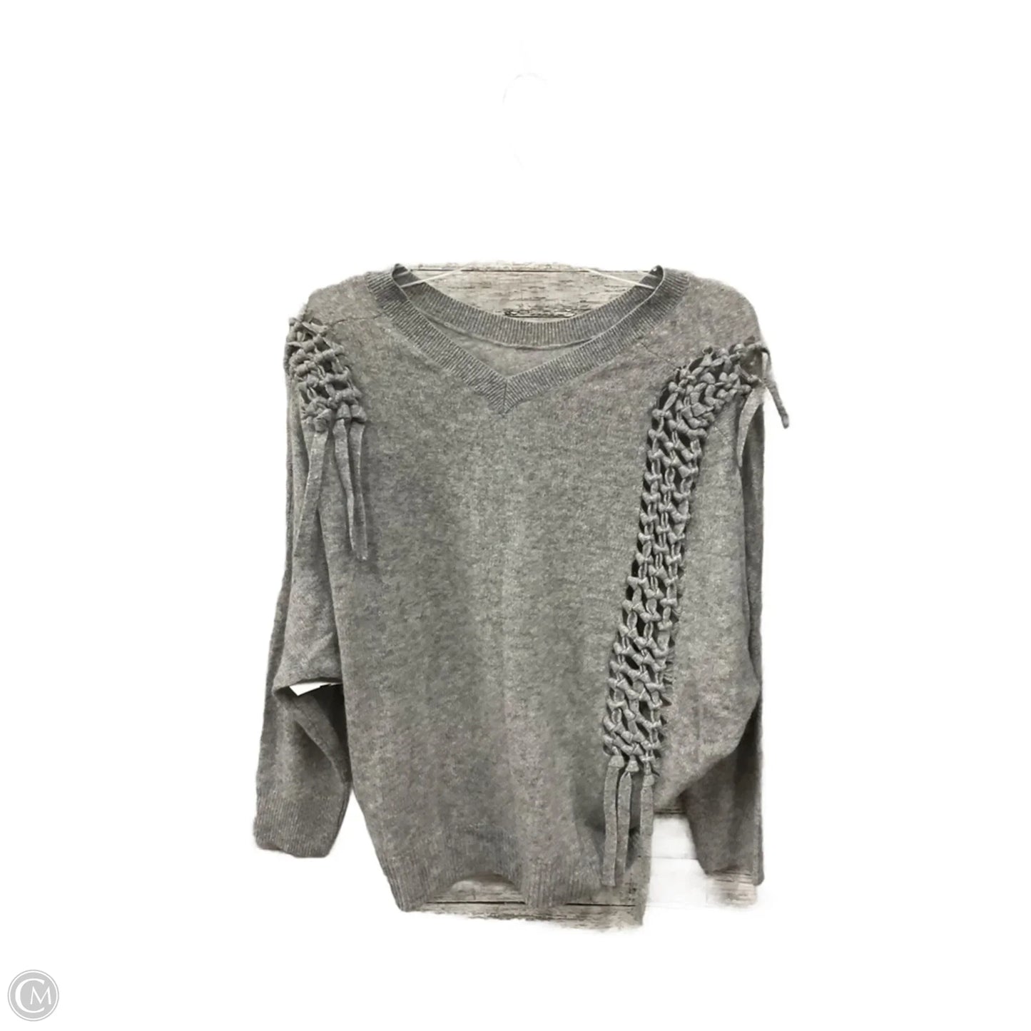 Sweater By White And Warren In Grey, Size: M