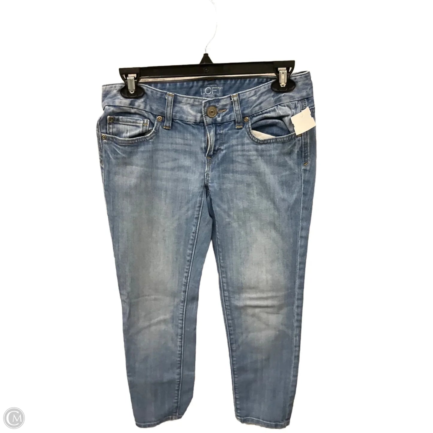 Capris By Loft In Blue Denim, Size: 0