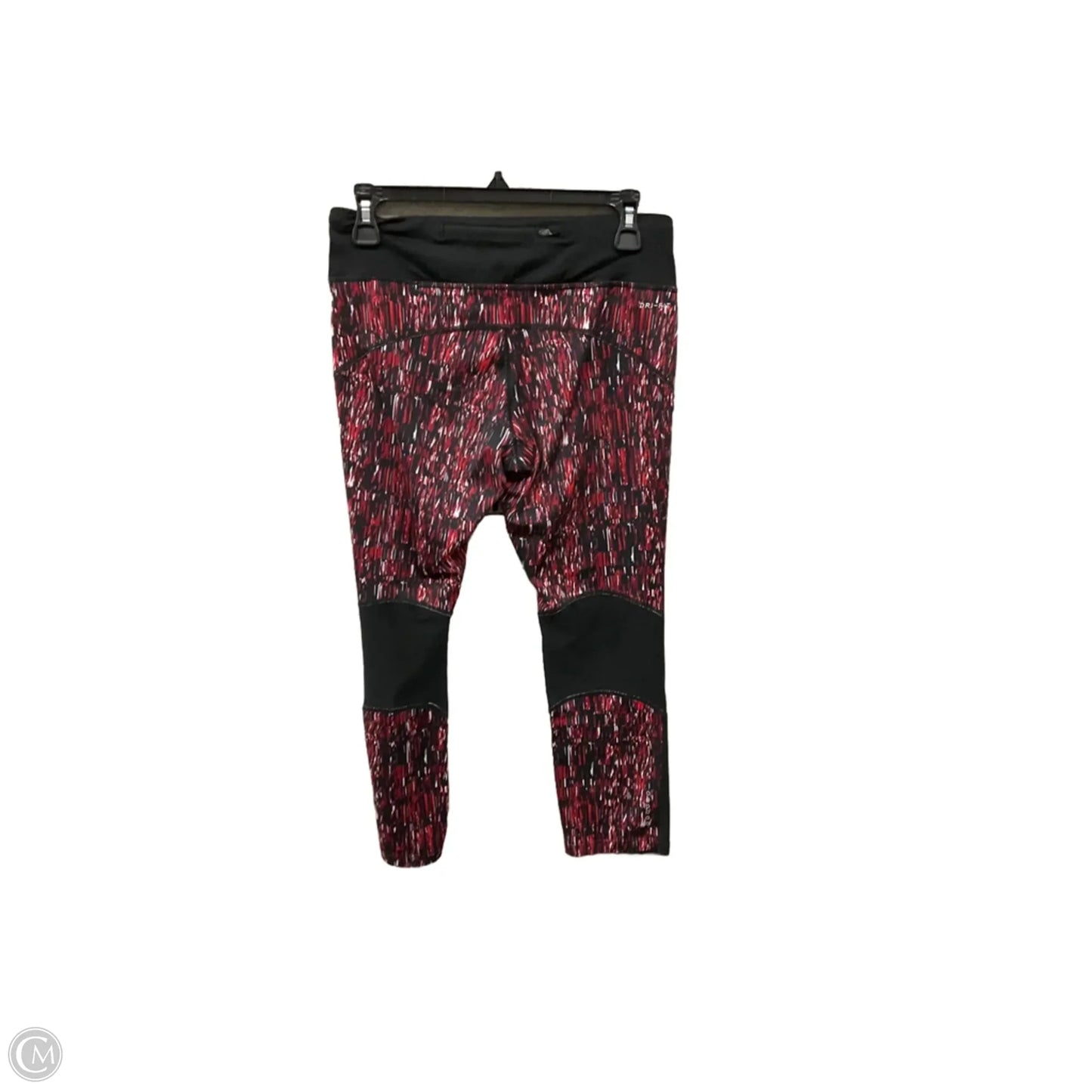 Athletic Capris By Nike Apparel In Red, Size: M