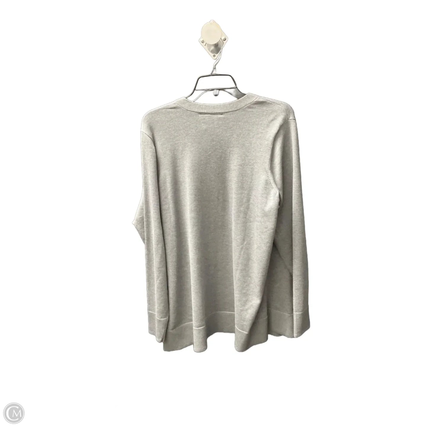 Cardigan By Lane Bryant In Grey, Size: 2x