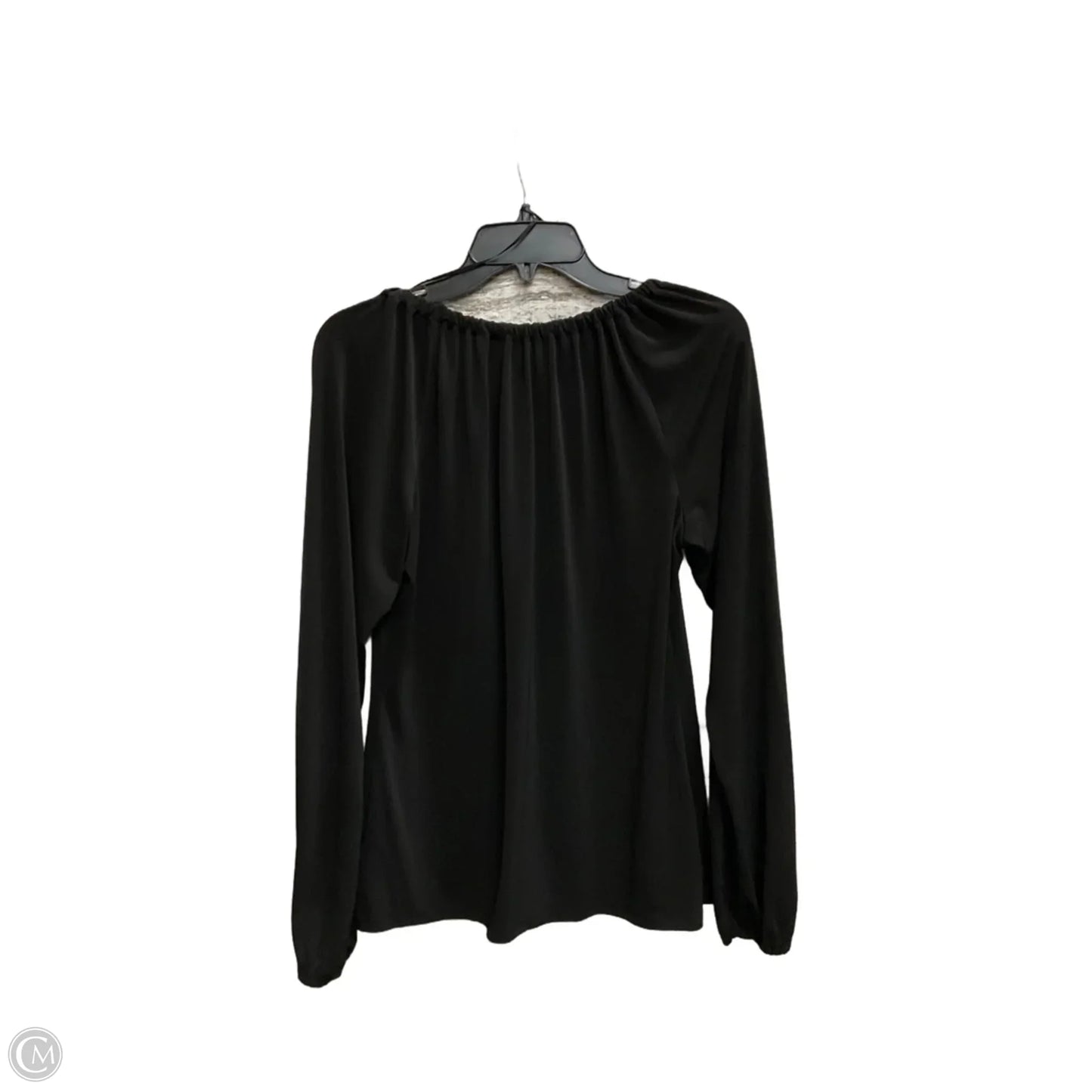 Top Long Sleeve By Michael By Michael Kors In Black, Size: M