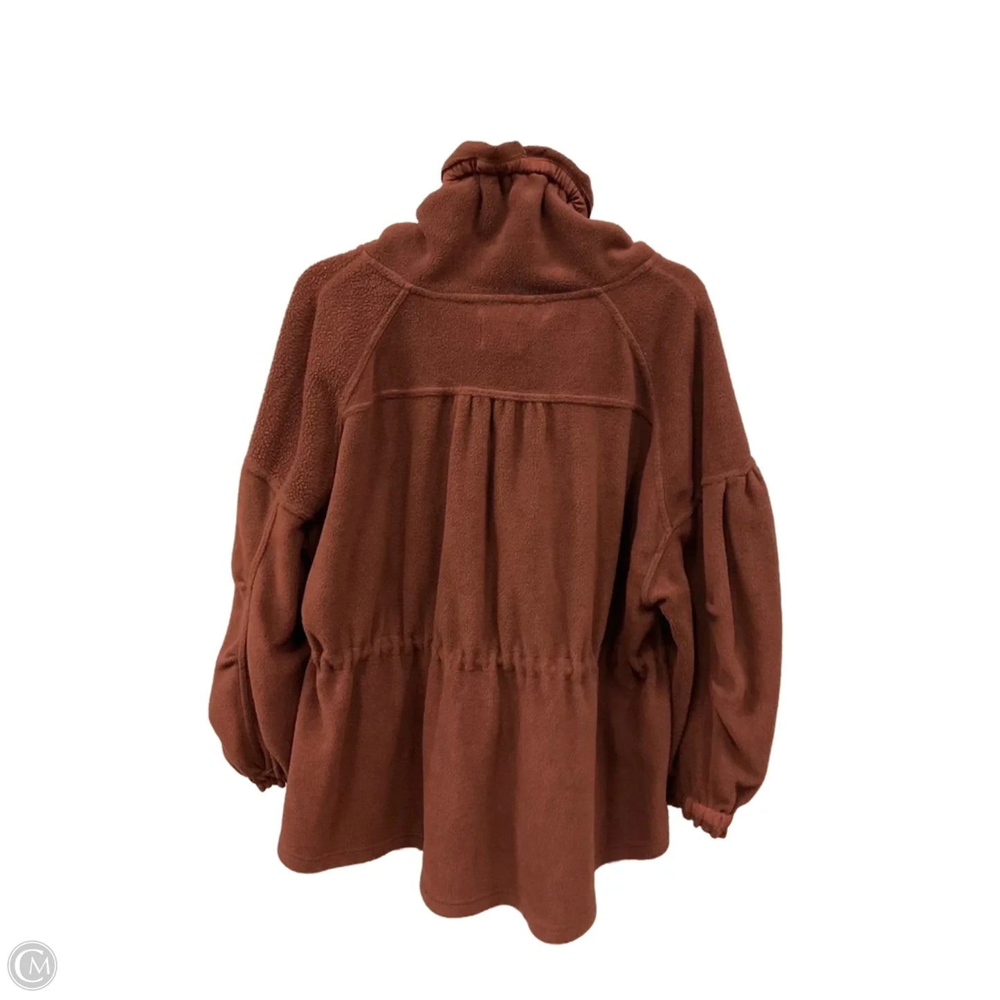 Jacket Fleece By Free People In Brown, Size: Xs