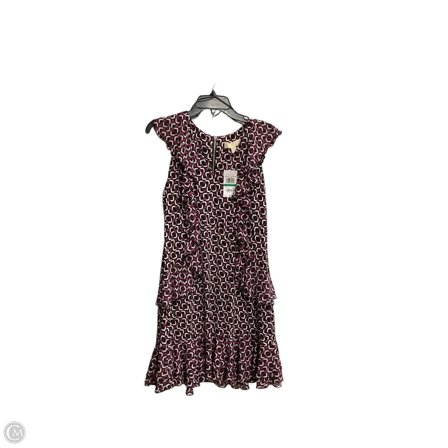 Dress Casual Midi By Michael By Michael Kors In Black, Size: L
