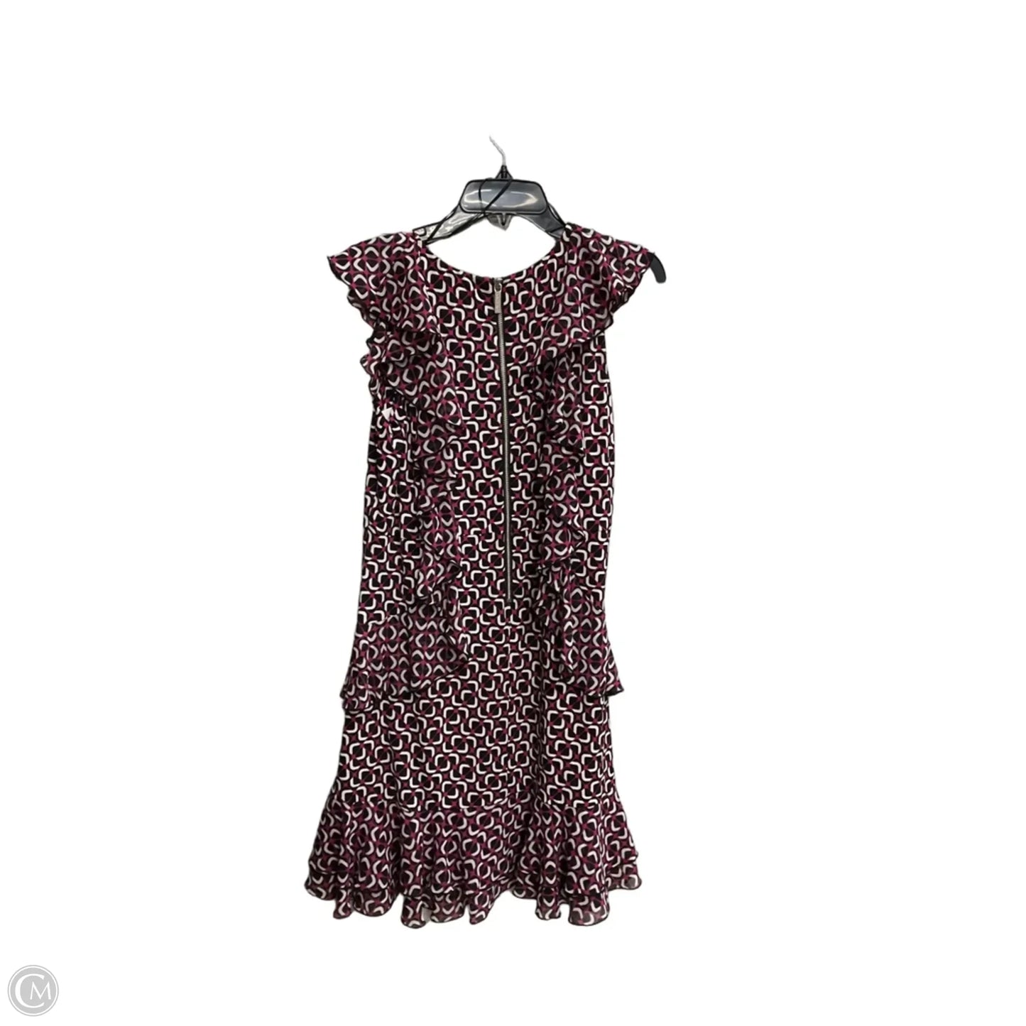 Dress Casual Midi By Michael By Michael Kors In Black, Size: L