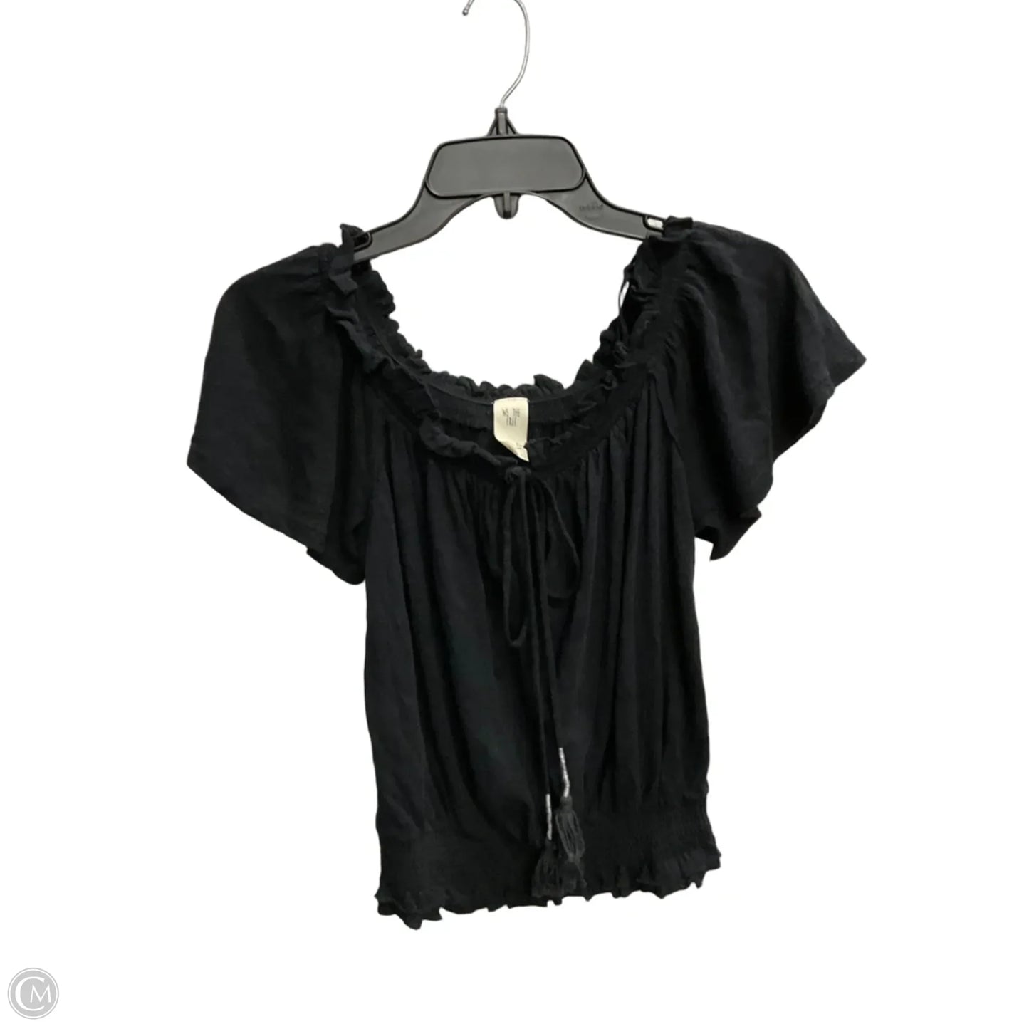 Top Short Sleeve By We The Free In Black, Size: Xs
