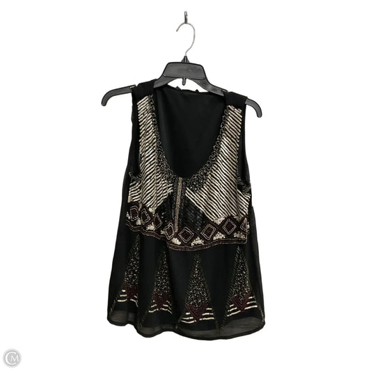 Top Sleeveless By Clothes Mentor In Black, Size: L