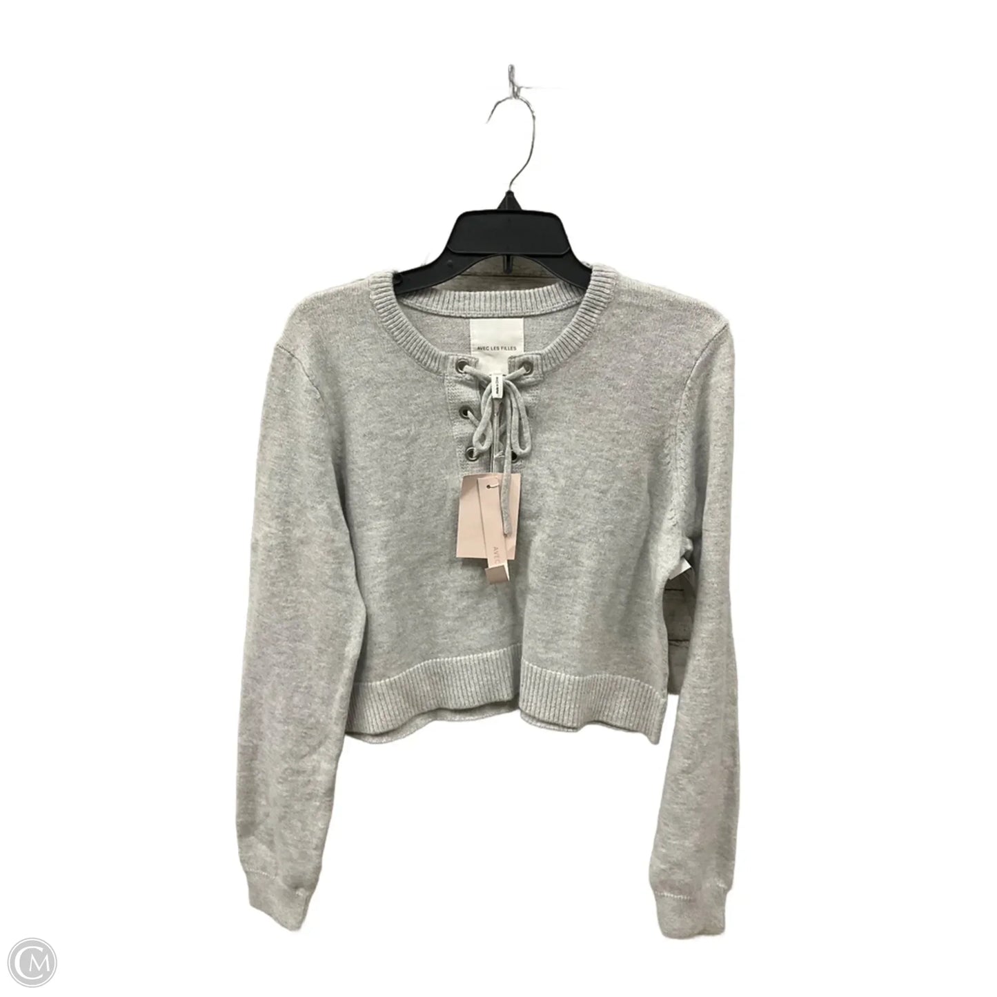 Sweater By Avec Les Filles In Grey, Size: L