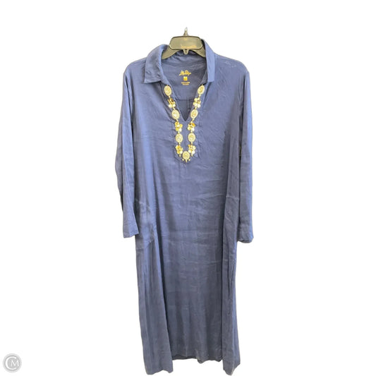 Dress Designer By Lilly Pulitzer In Blue, Size: L