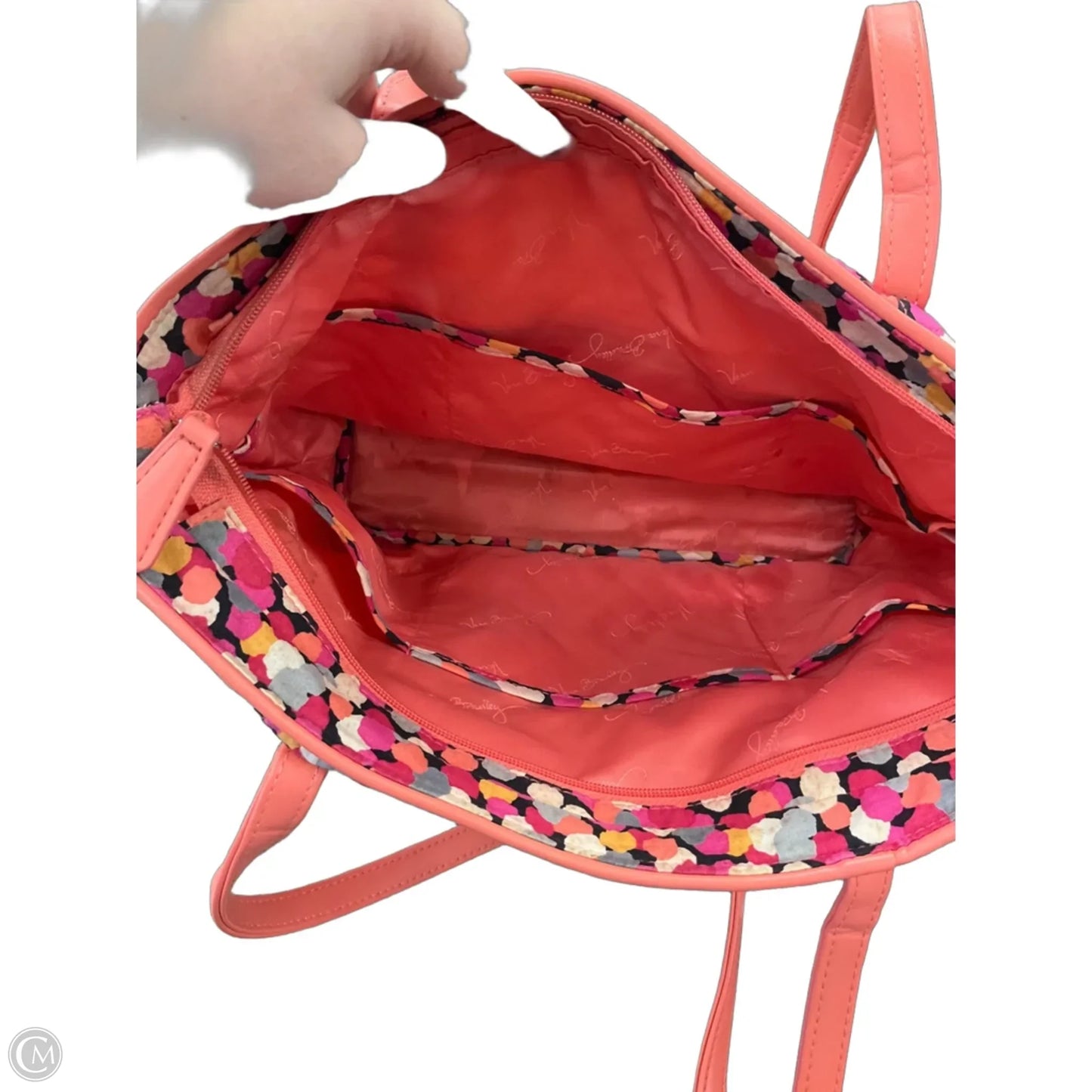 Handbag By Vera Bradley, Size: Large