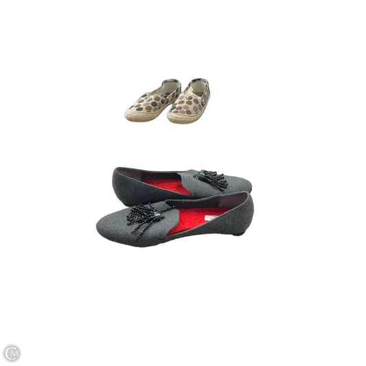 Shoes Flats By Simply Vera In Grey, Size: 10