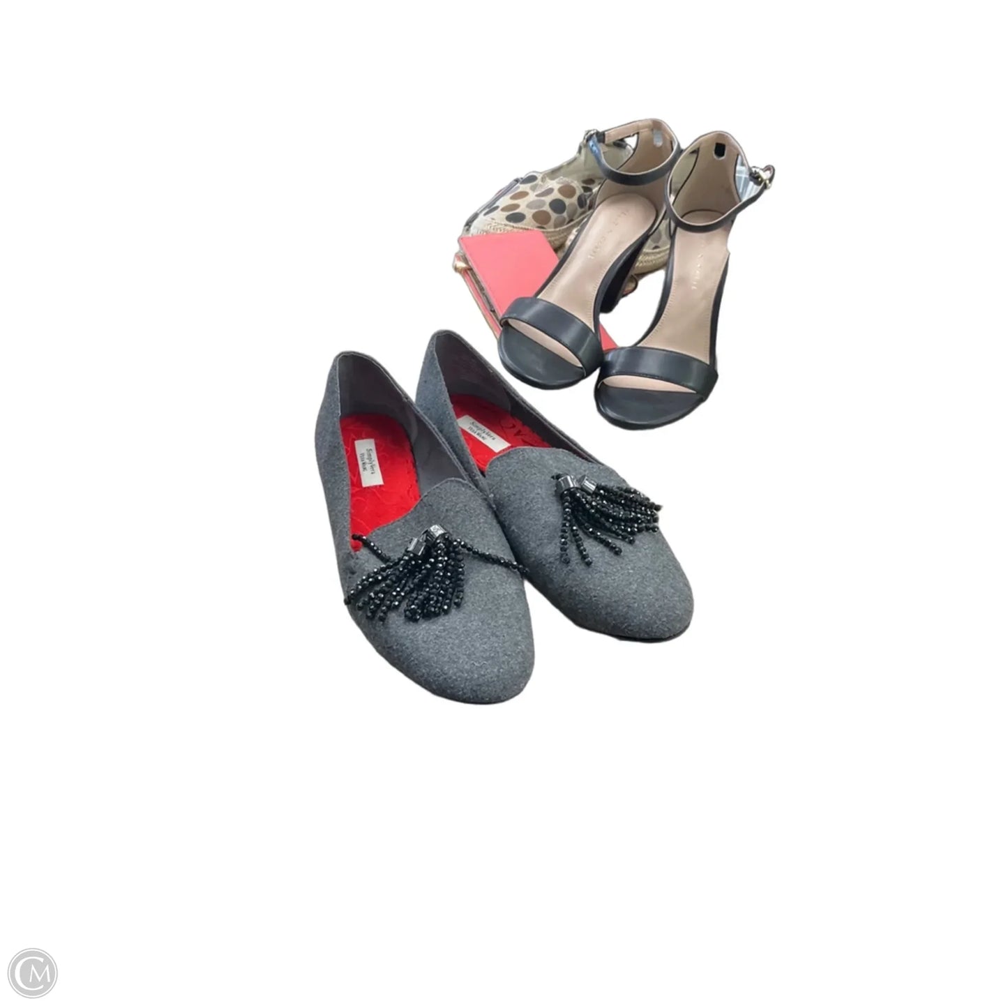 Shoes Flats By Simply Vera In Grey, Size: 10