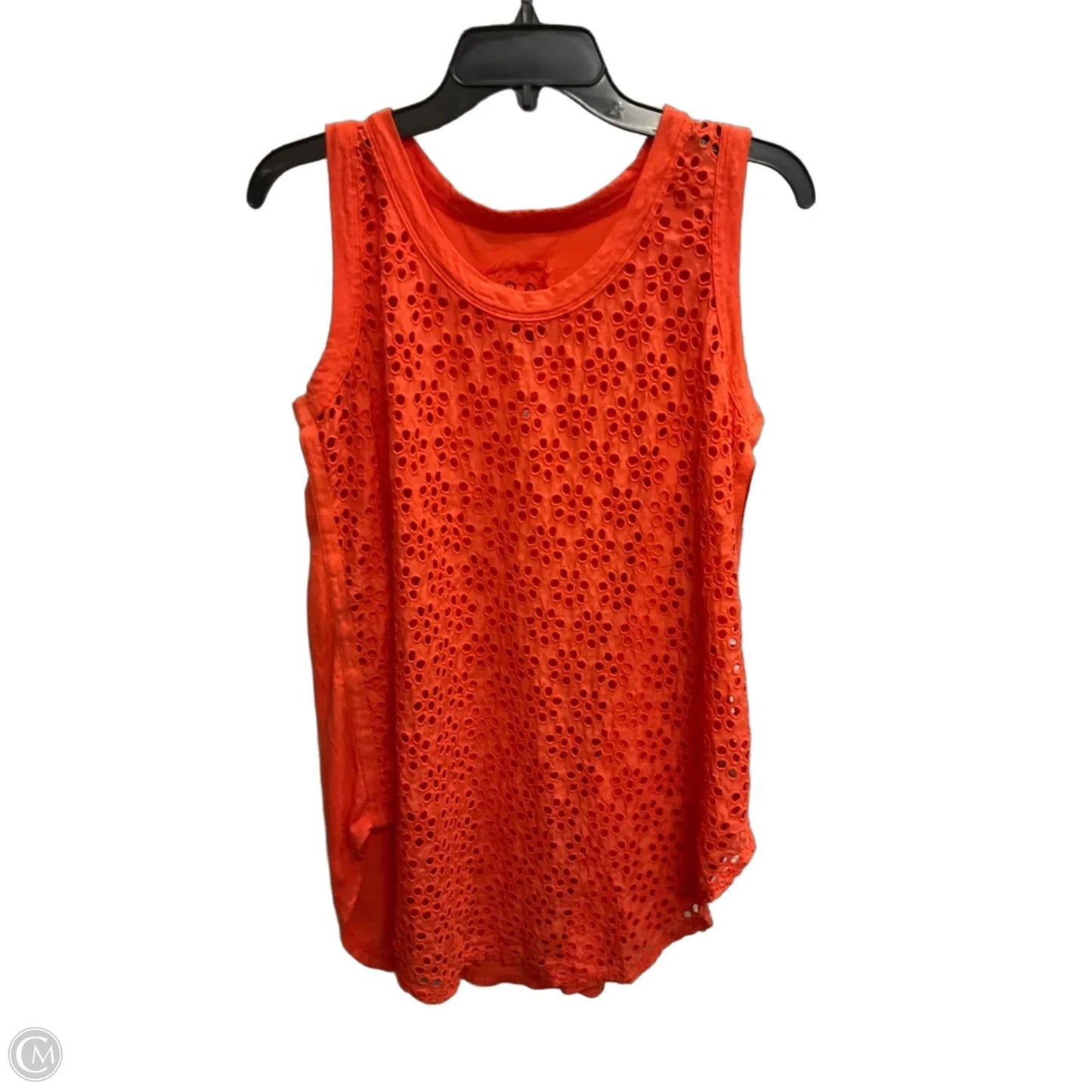 Top Sleeveless By Johnny Was In Orange, Size: M
