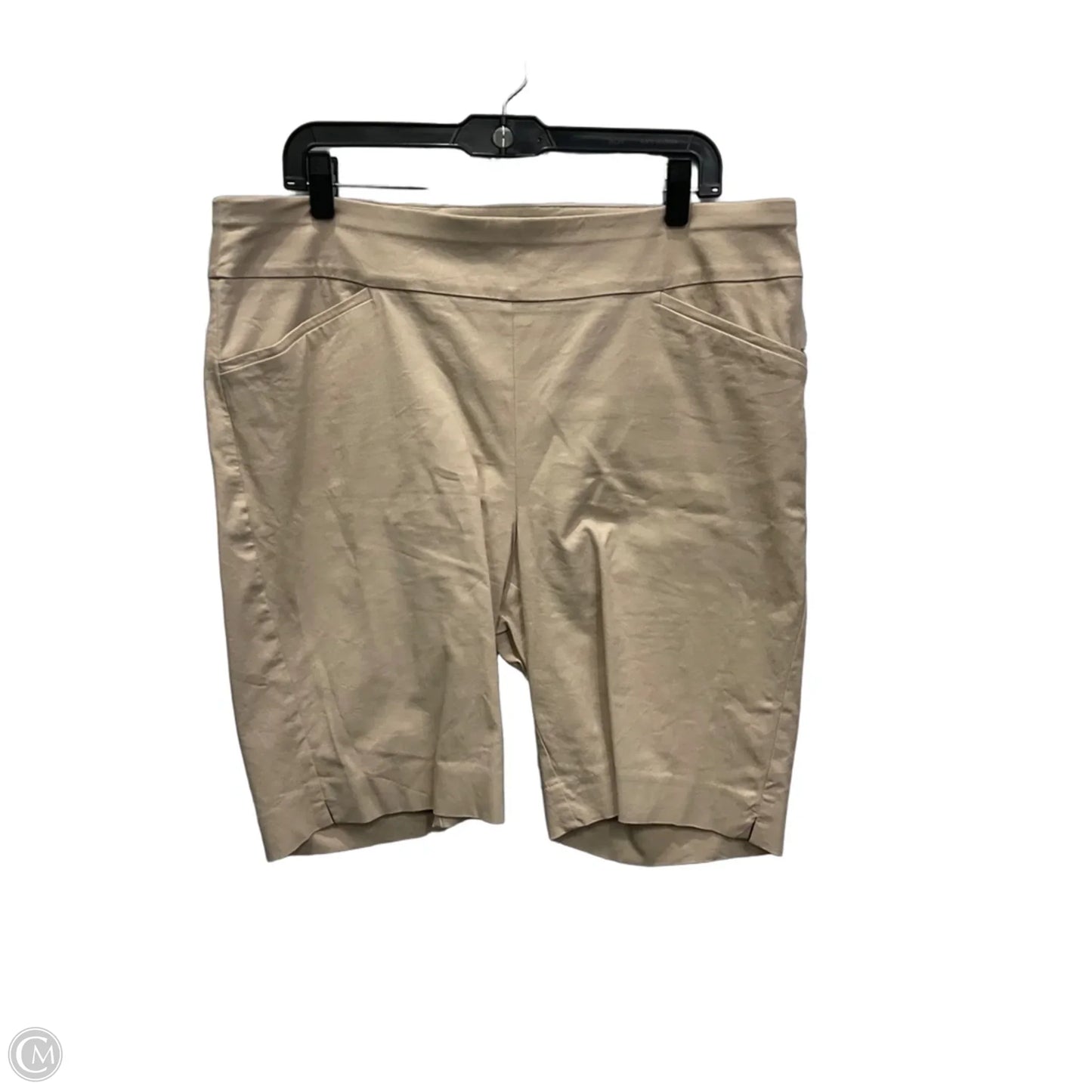 Shorts By Chicos In Tan, Size: Xl