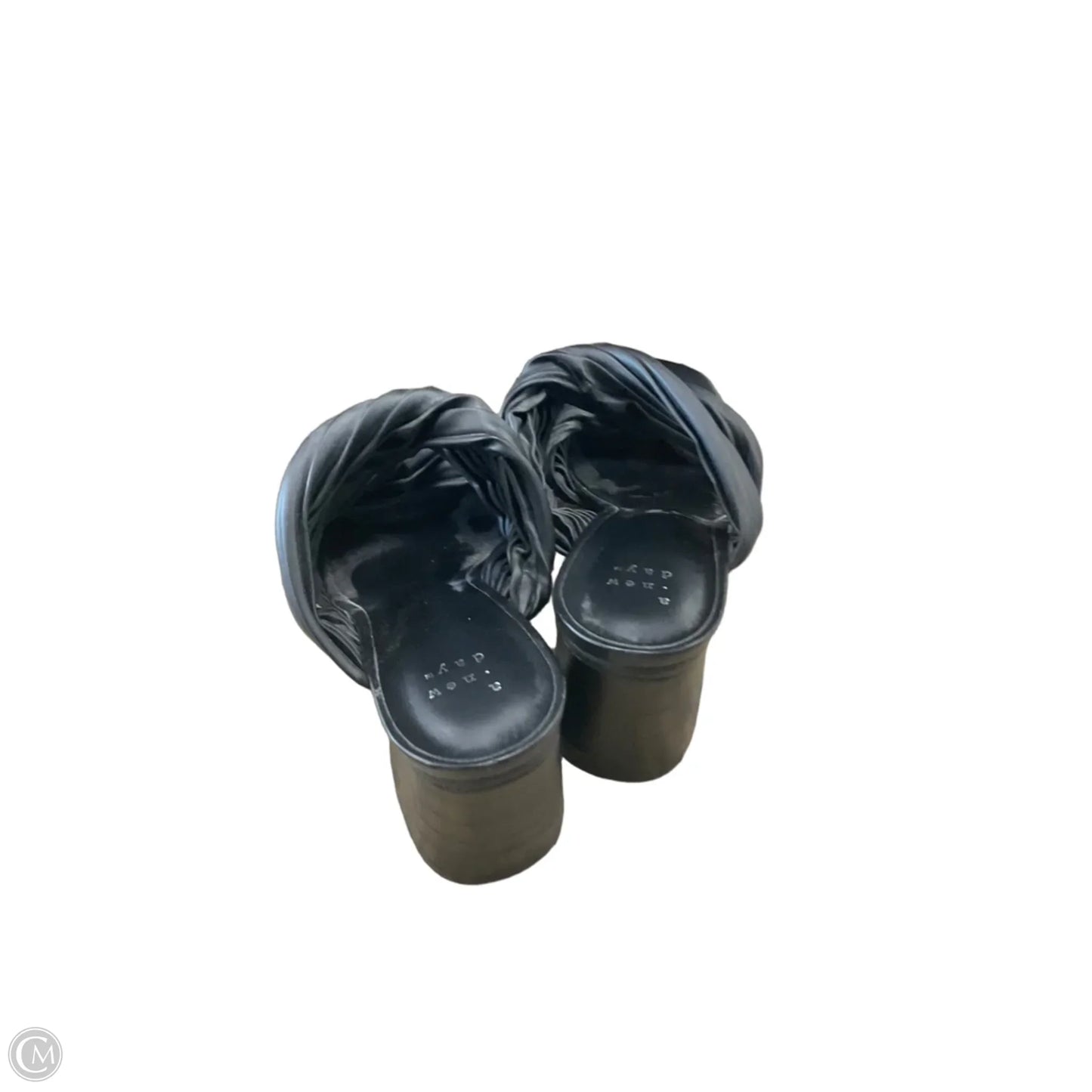 Sandals Heels Block By A New Day In Black, Size: 7.5