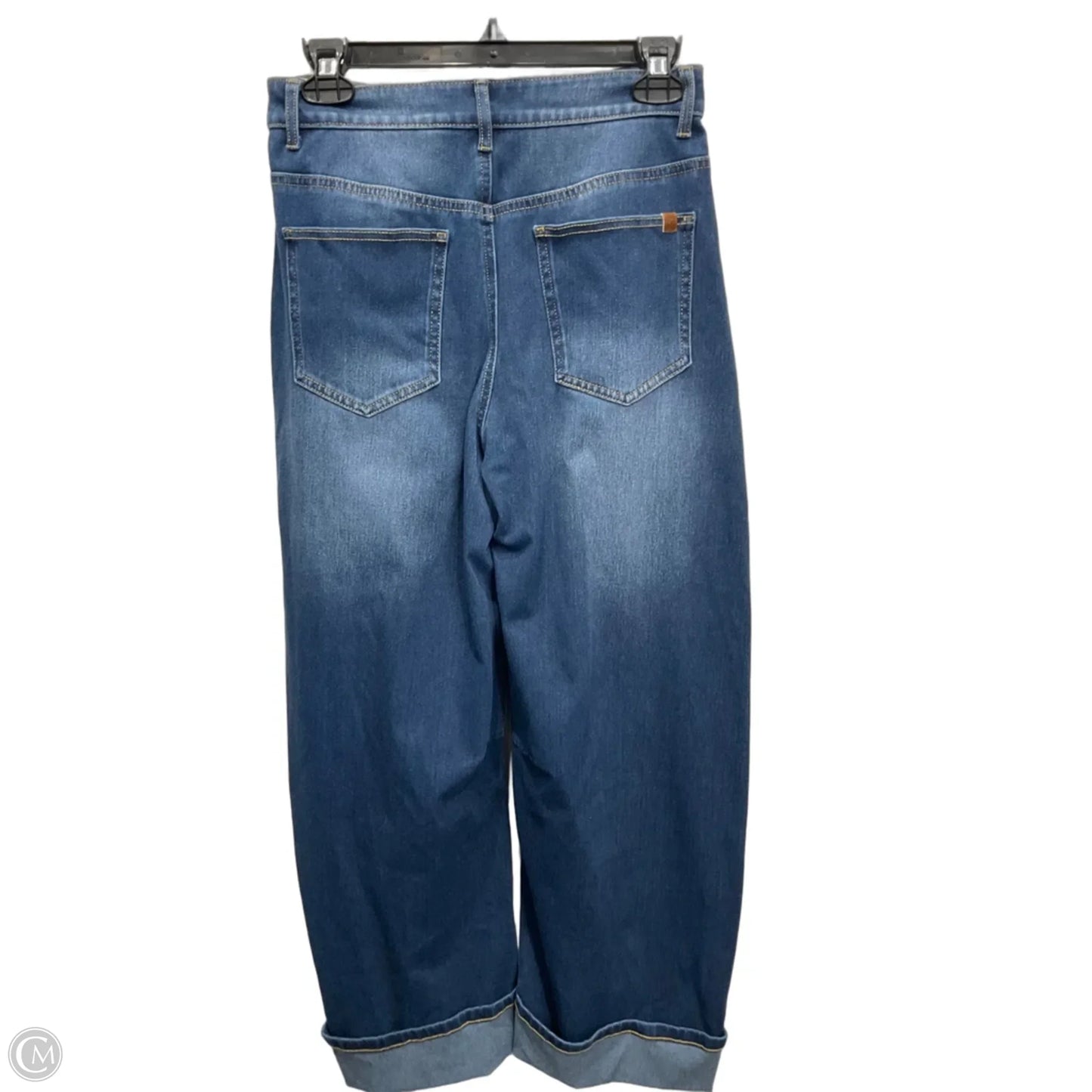 Jeans Wide Leg By Halara In Blue Denim, Size: Xs