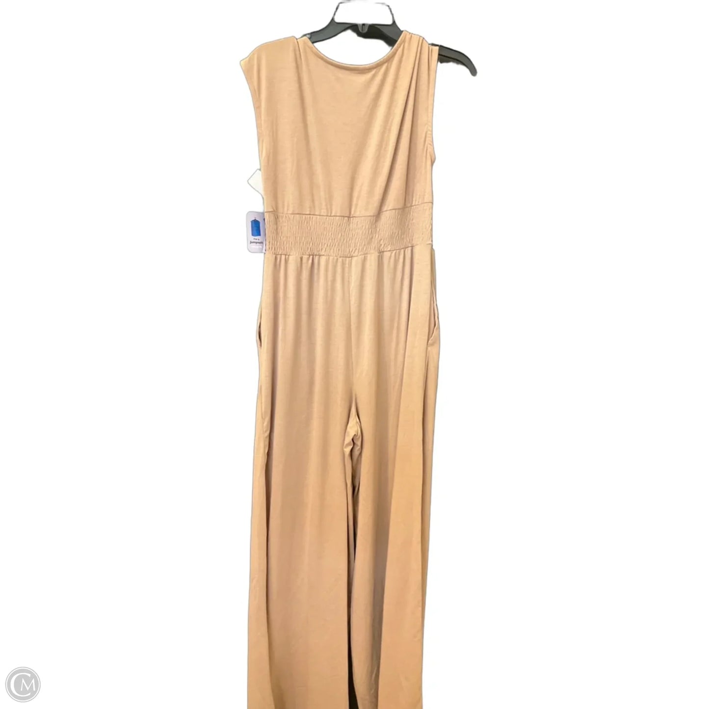 Jumpsuit By Just Be In Tan, Size: M