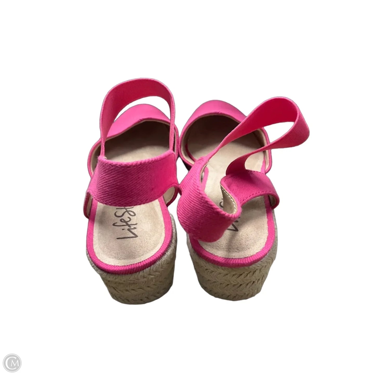 Shoes Heels Wedge By Life Stride In Pink, Size: 9.5