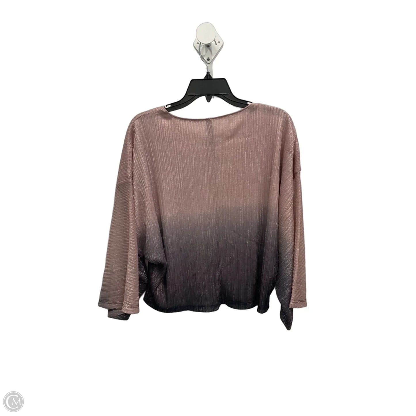 Top Long Sleeve By Anthropologie In Pink, Size: M