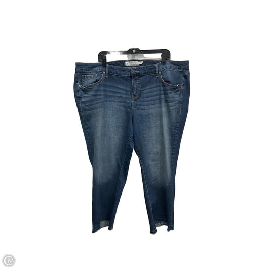 Jeans Boot Cut By Torrid In Blue Denim, Size: 22