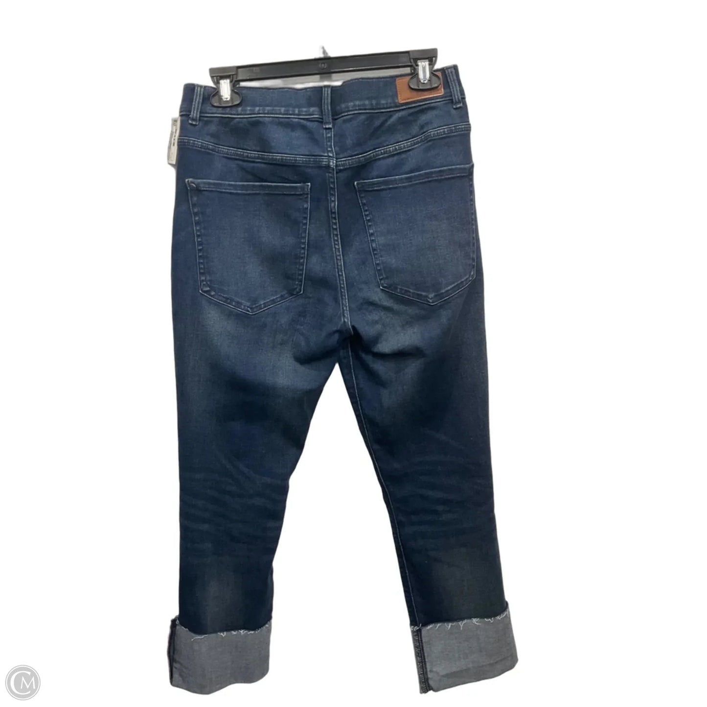 Jeans Cropped By Express In Blue Denim, Size: 10