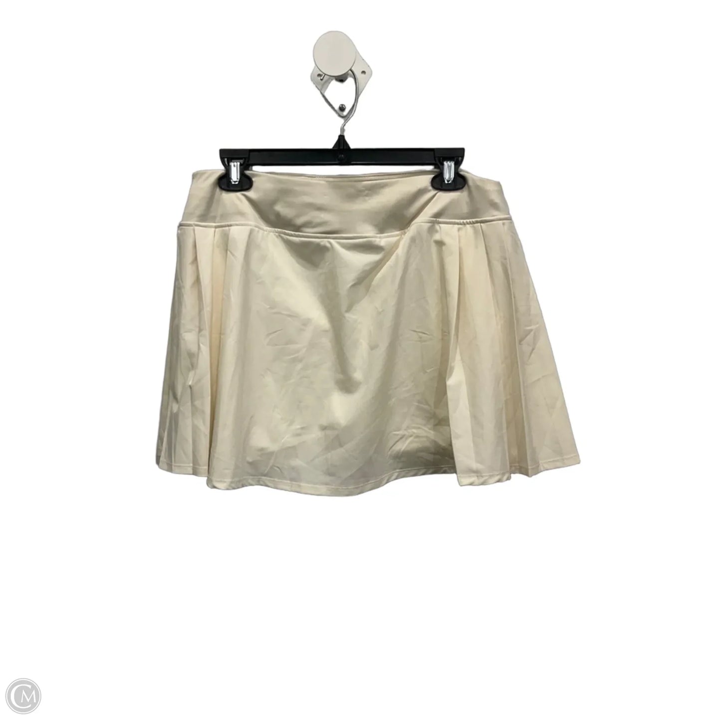 Athletic Skirt By Crane In Cream, Size: M