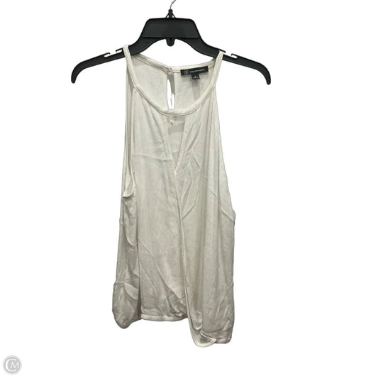 Top Sleeveless By Inc In White, Size: Xl