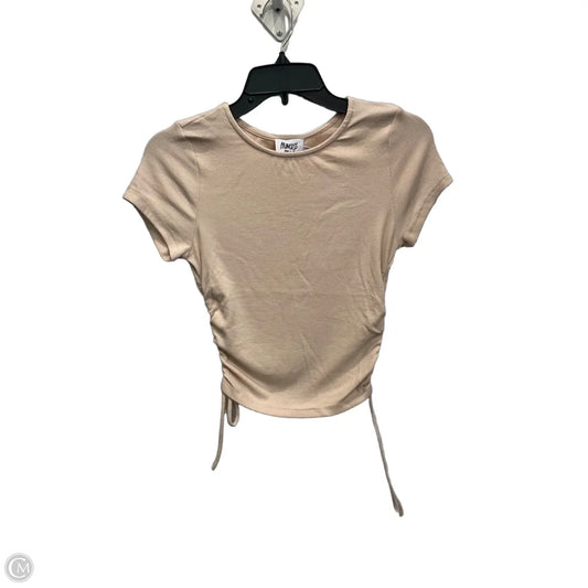 Top Short Sleeve By Princess Polly In Tan, Size: S
