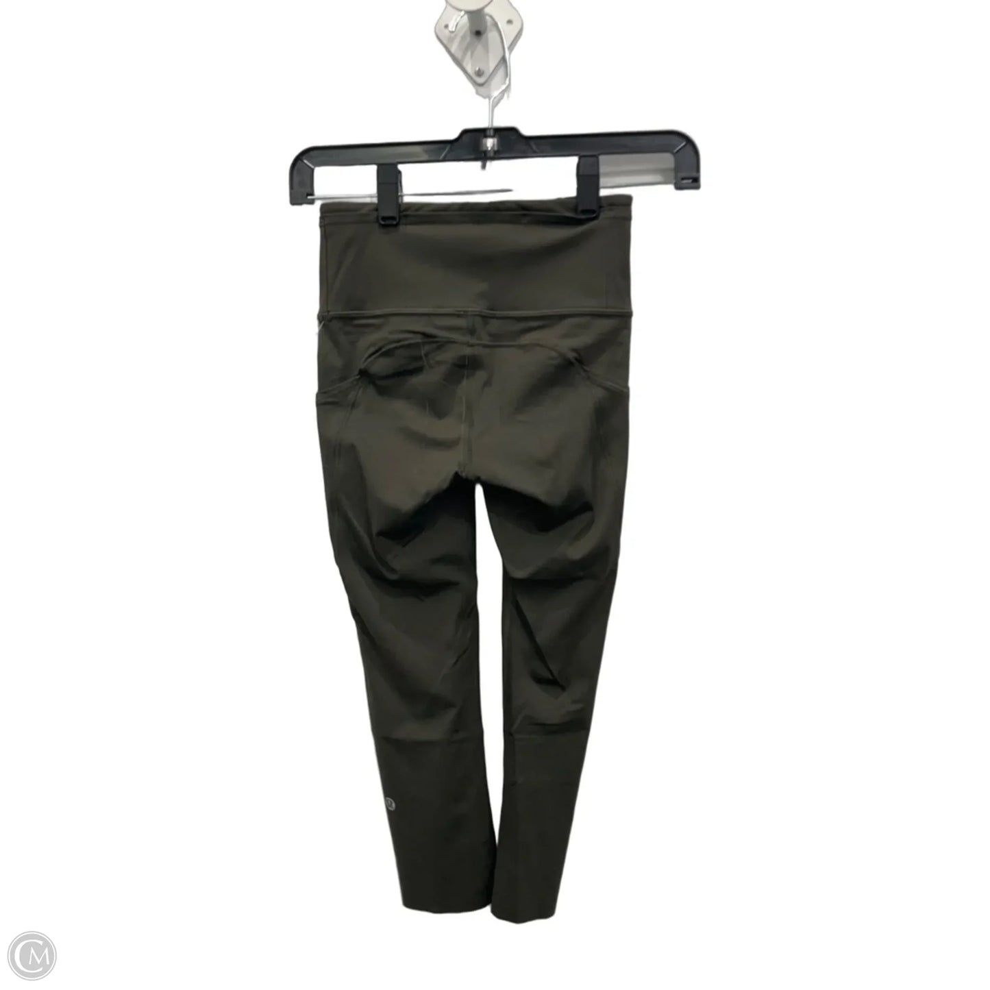 Athletic Capris By Lululemon In Green, Size: S