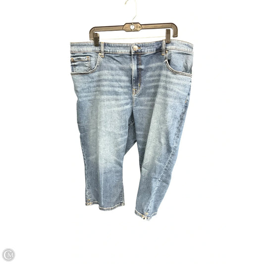 Jeans Flared By Lane Bryant In Blue Denim, Size: 24