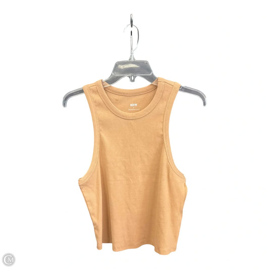 Top Sleeveless By Maeve In Brown, Size: Xl