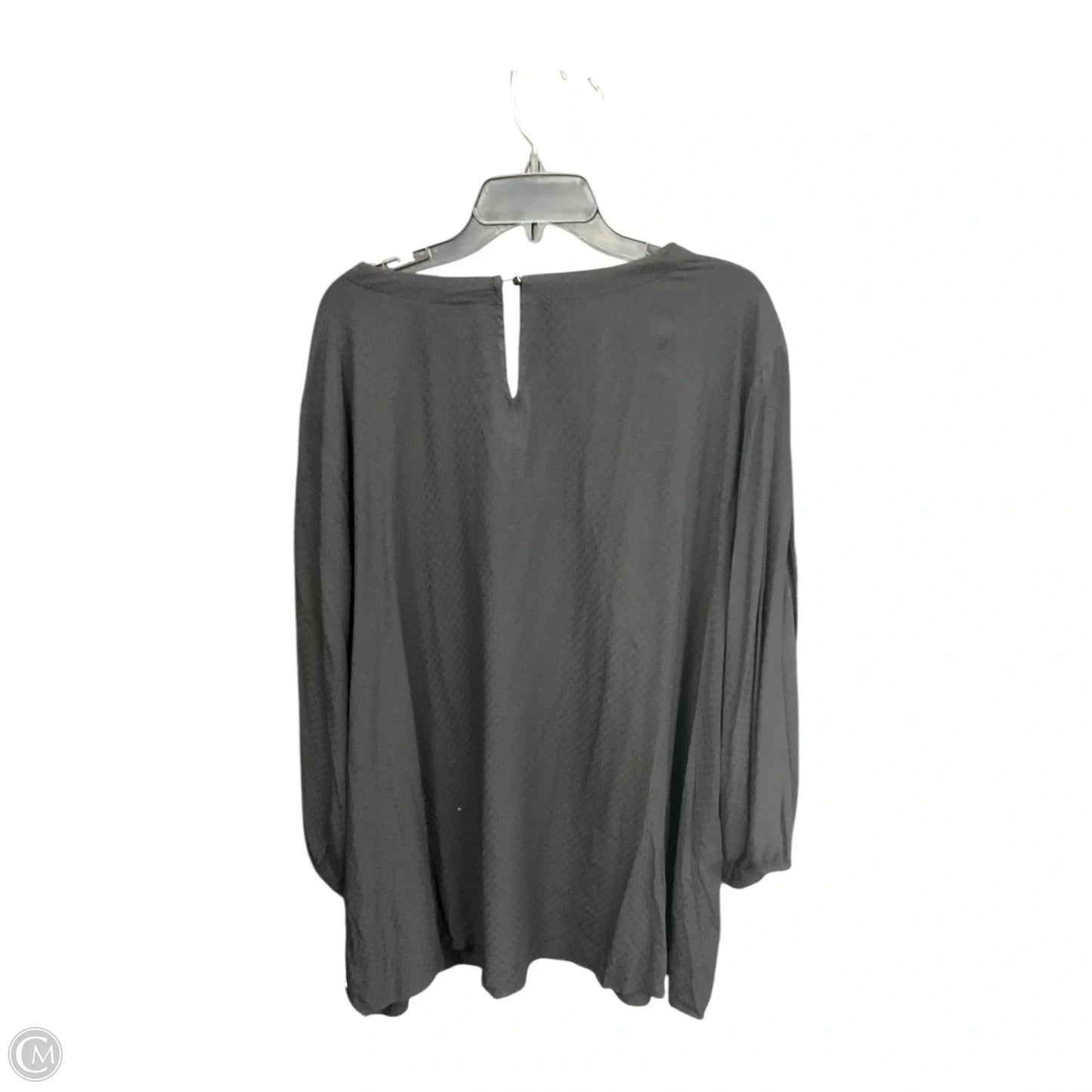 Tunic Long Sleeve By Croft And Barrow In Black, Size: 3x