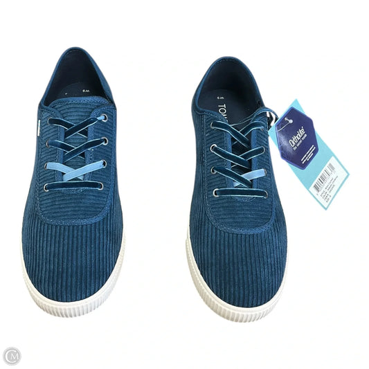 Shoes Sneakers By Toms In Blue, Size: 9