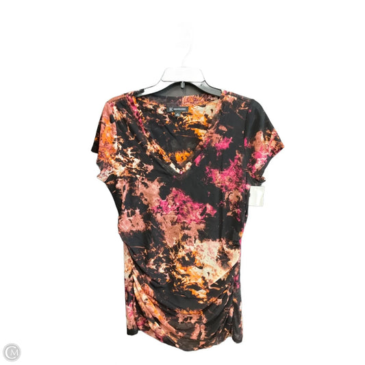 Top Short Sleeve By Inc In Multi-colored, Size: M