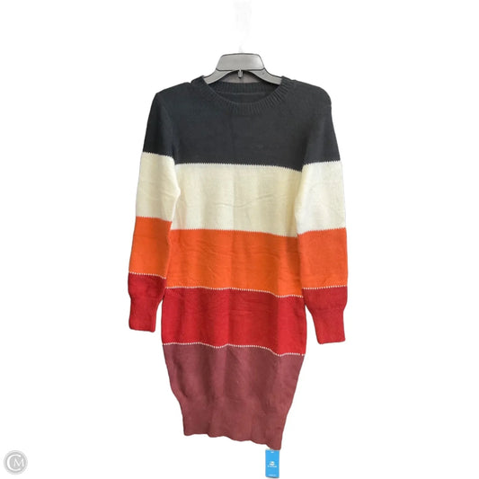 Dress Sweater By Cupshe In Multi-colored, Size: M