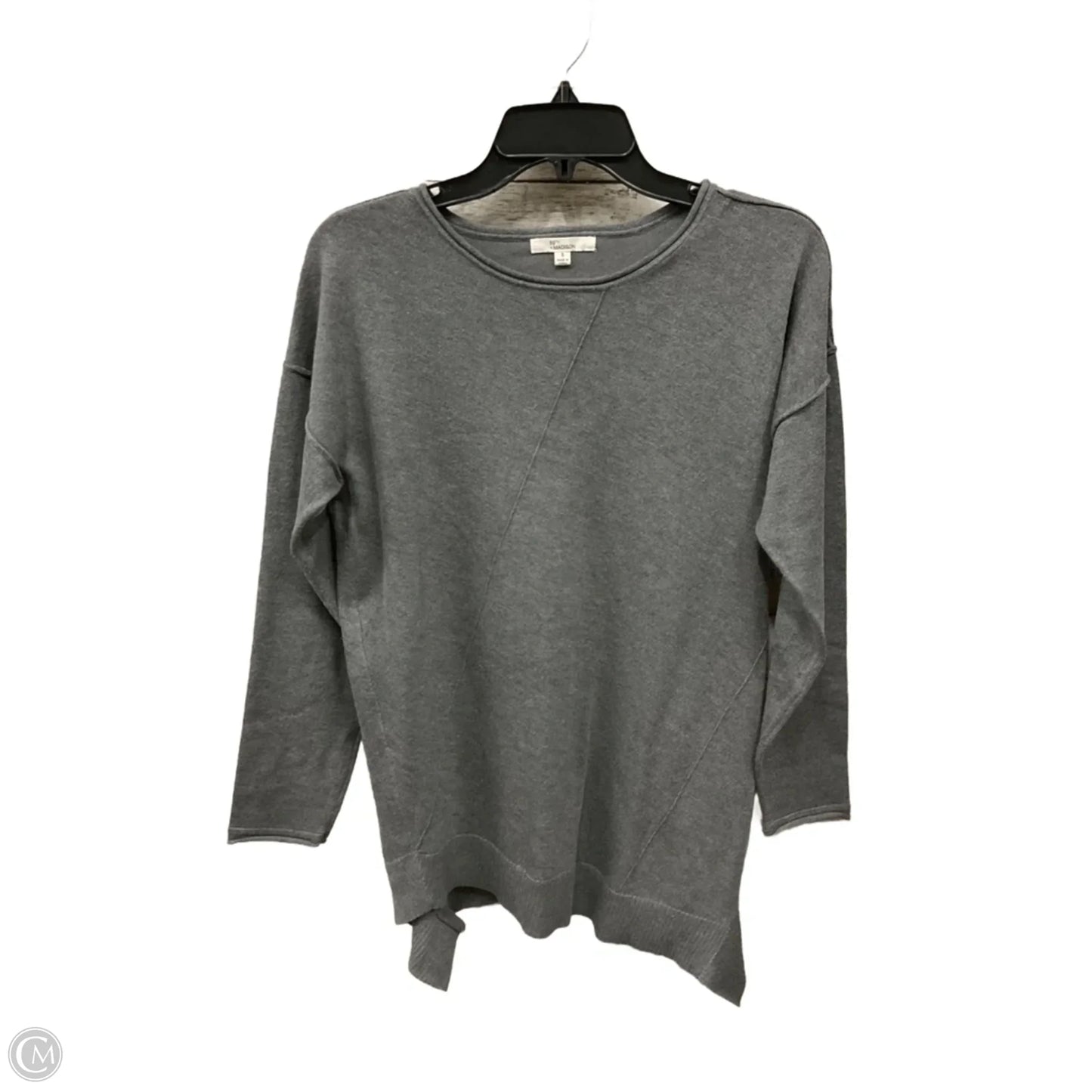 Top Long Sleeve By 89th And Madison In Grey, Size: S