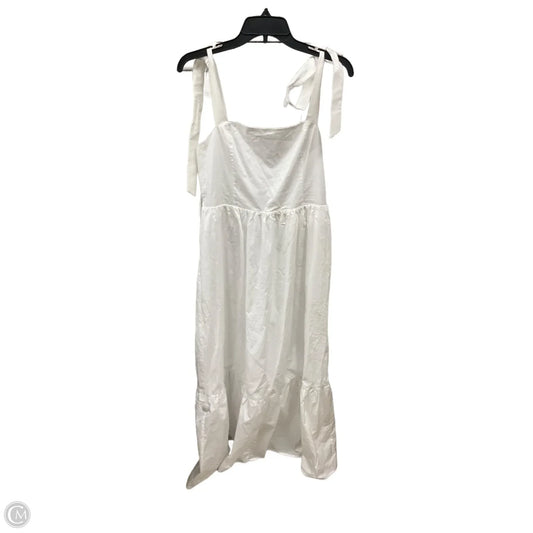 Dress Casual Maxi By Express In White, Size: M