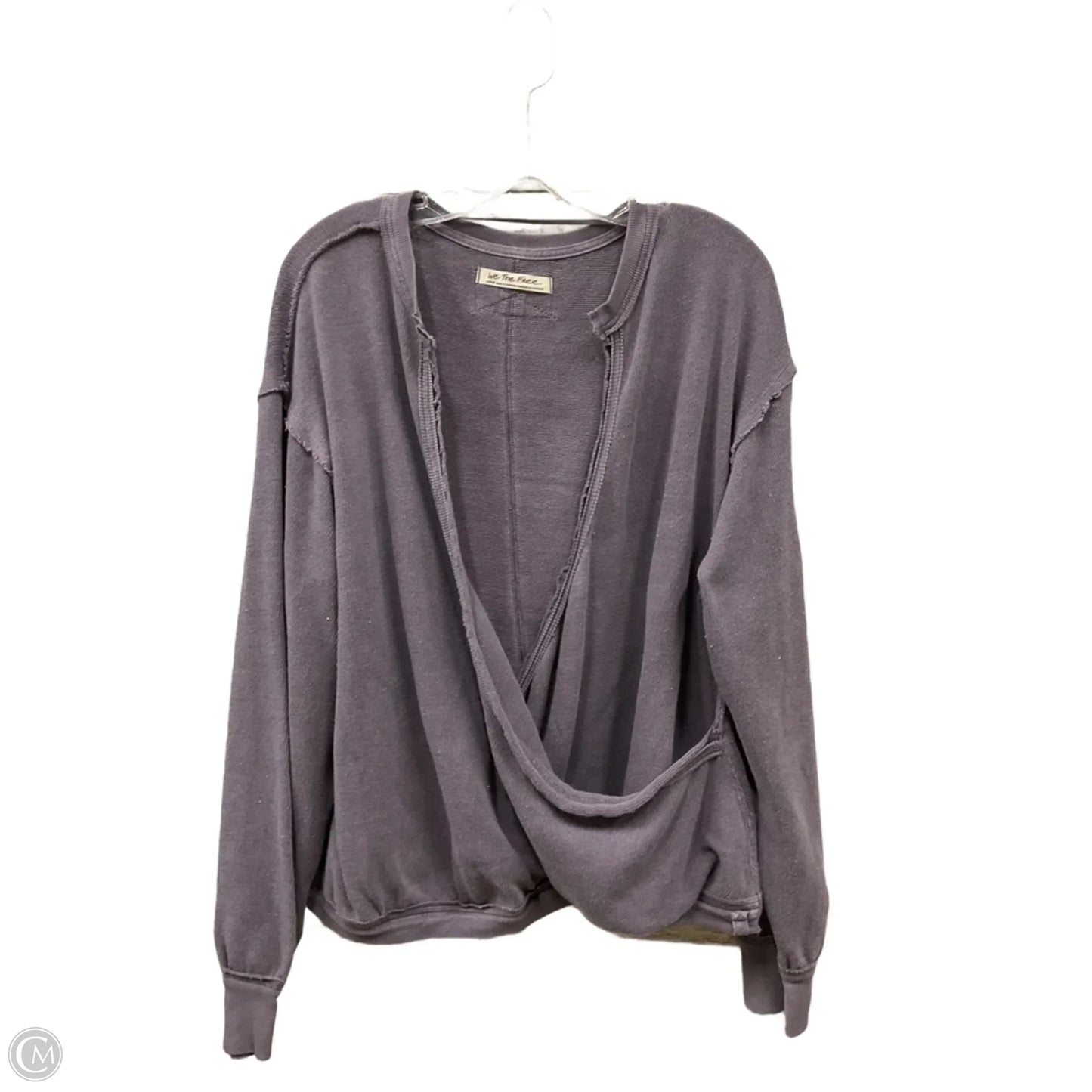 Top Long Sleeve By We The Free In Purple, Size: L