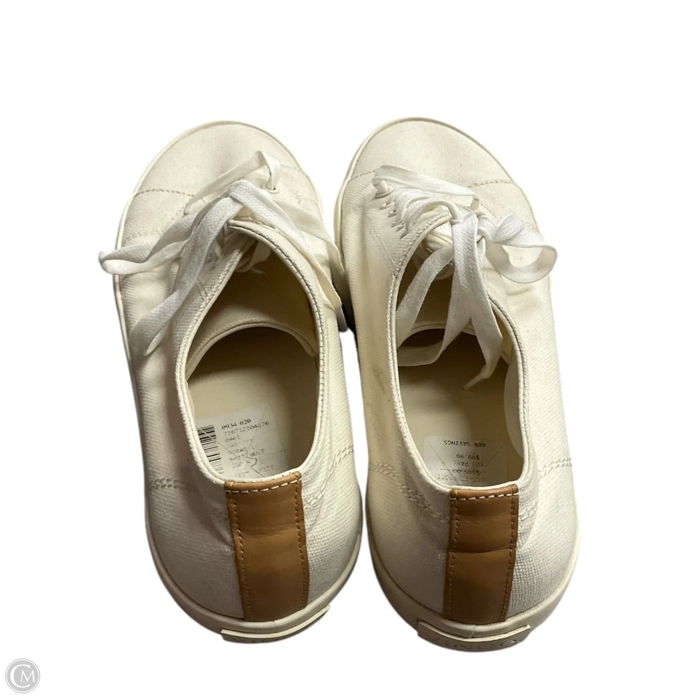 Shoes Athletic By Vince In Cream, Size: 11