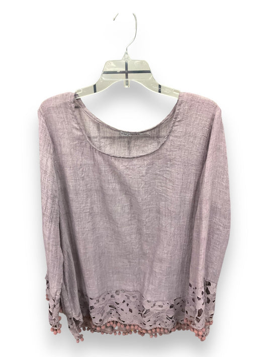 Top Long Sleeve By Clothes Mentor In Purple, Size: Xl