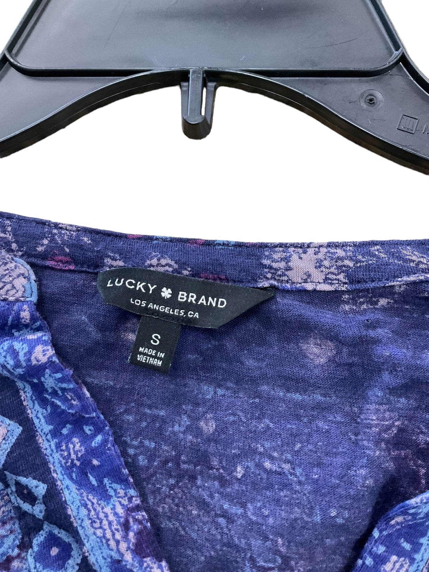 Top Long Sleeve By Lucky Brand In Blue, Size: S