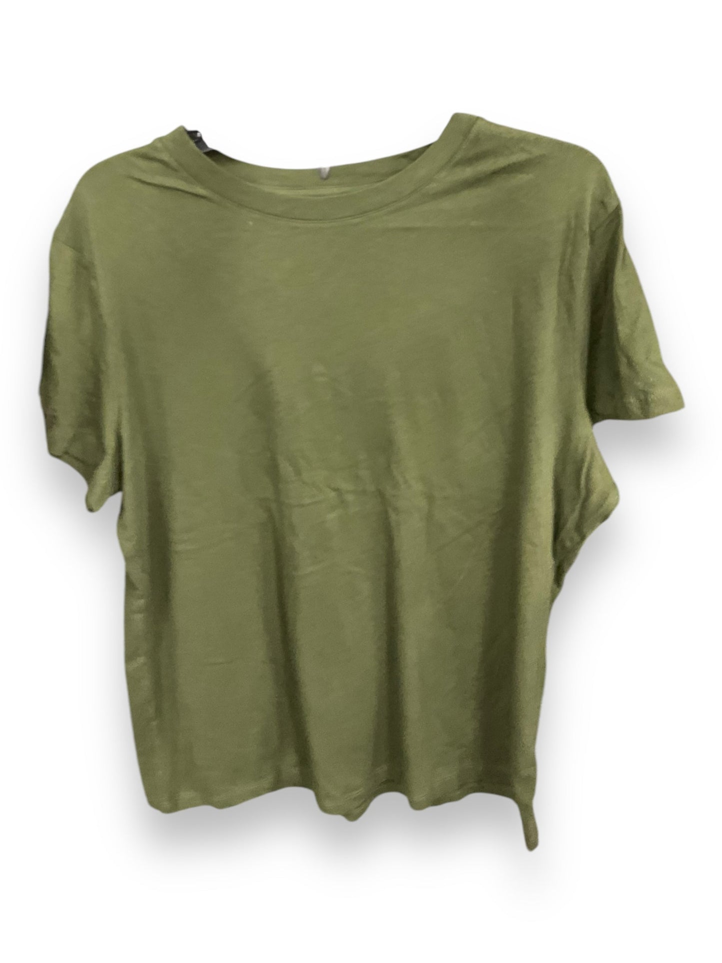 Top Short Sleeve Basic By A New Day In Green, Size: Xl