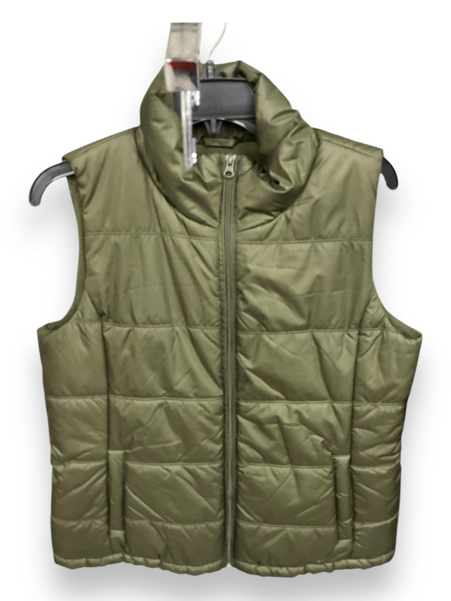 Vest Puffer & Quilted By New York And Co In Green, Size: M