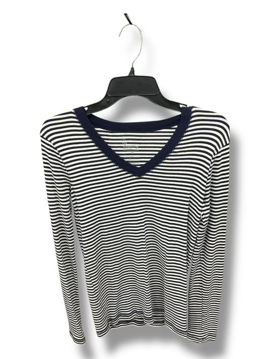 Top Long Sleeve By Gap In Striped Pattern, Size: M