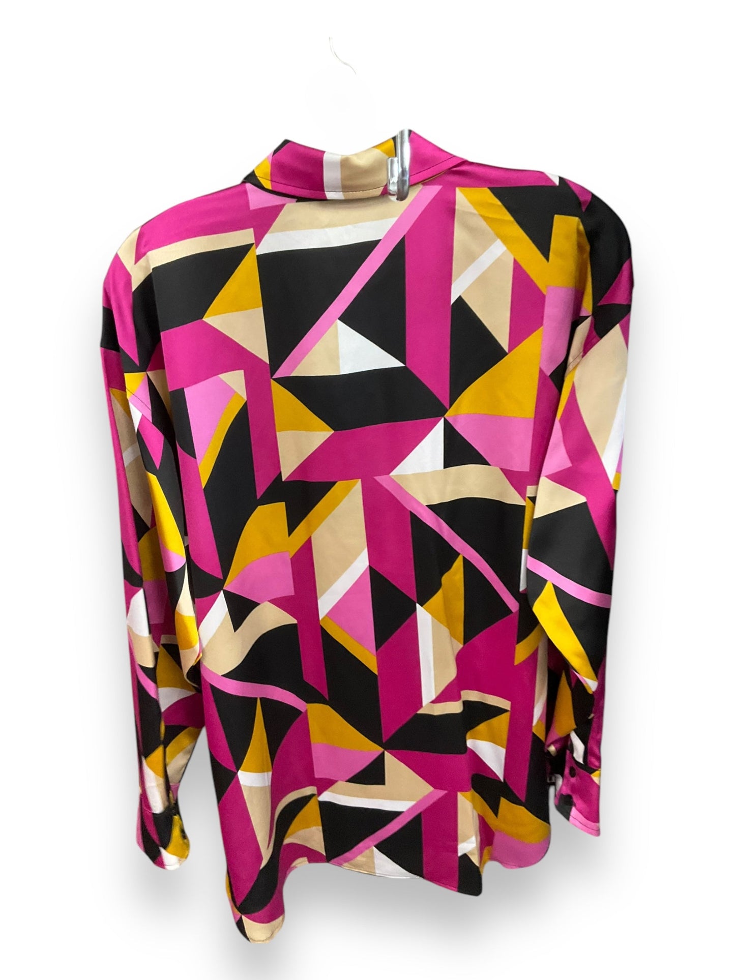 Blouse Designer By Karl Lagerfeld In Multi-colored, Size: M